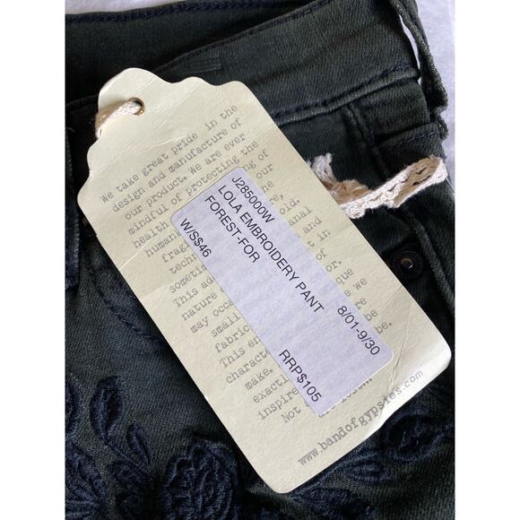 Band Of Gypsies Embroidered Women’s Jeans - Picture 6 of 7